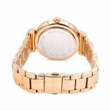 Michael Kors Abbey Three-Hand Analog White Dial Gold Steel Strap Watch for Women - MK4615 Authentic Buy Shop Now