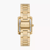 Michael Kors Emery Three-Hand Crystals Silver Dial Gold Steel Strap Watch for Women - MK4640 Authentic Buy Shop Now