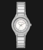 Michael Kors Sylvia Mother of Pearl Dial Silver Steel Strap Watch For Women - MK4657 Authentic Buy Shop Now