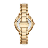 Michael Kors Wren Chronograph Gold Dial Gold Steel Strap Watch for Women - MK7428 Authentic Buy Shop Now