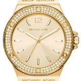 Michael Kors Lennox Three-Hand Gold Dial Gold Mesh Bracelet Watch For Women - MK7335 Authentic Buy Shop Now