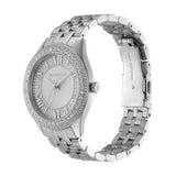 Michael Kors Harlowe Three-Hand Quartz Silver Dial Silver Steel Strap Watch For Women - MK4708 Authentic Buy Shop Now