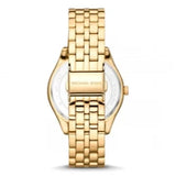 Michael Kors Harlowe Three-Hand Quartz Gold Dial Gold Steel Strap Watch For Women - MK4709 Authentic Buy Shop Now