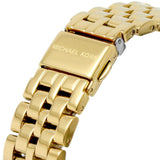 Michael Kors Harlowe Three-Hand Quartz Gold Dial Gold Steel Strap Watch For Women - MK4709 Authentic Buy Shop Now