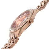 Michael Kors Harlowe Rose Gold Dial Rose Gold Steel Strap Watch For Women - MK4710 Authentic Buy Shop Now