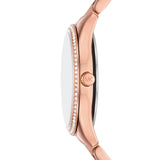 Michael Kors Slim Runway Analog Rose Gold Dial Rose Gold Steel Strap Watch For Women - MK4733 Authentic Buy Shop Now