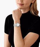 Michael Kors Melissa Quartz Silver Dial Silver Steel Strap Watch for Women - MK4370 Authentic Buy Shop Now
