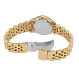 Michael Kors Lexington Three Hand Blue Dial Gold Steel Strap Watch for Women - MK4813 Authentic Buy Shop Now