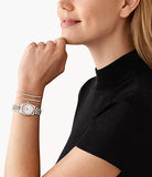 Michael Kors Lexington Three-Hand White Dial Two Tone Steel Strap Watch for Women - MK4817 Authentic Buy Shop Now