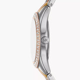Michael Kors Harlowe Three-Hand Mother of Pearl White Dial Tri Tone Steel Strap Watch for Women - MK4846 Authentic Buy Shop Now