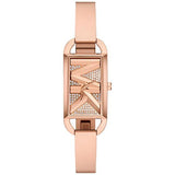 Michael Kors Empire Pavé Analog Rose Gold Dial Rose Gold Steel Strap Watch for Women - MK4858 Authentic Buy Shop Now