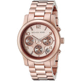 Michael Kors Runway Rose Gold Dial Rose Gold Steel Strap Watch for Women - MK5128 Authentic Buy Shop Now