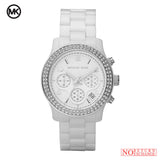 Michael Kors Runway White Dial White Steel Strap Watch for Women - MK5188 Authentic Buy Shop Now