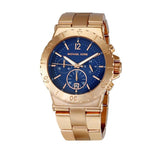 Michael Kors Bel Aire Blue Dial Rose Gold Steel Strap Watch for Women - MK5410 Authentic Buy Shop Now