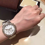 Michael Kors Dylan Silver Dial Silver Steel Strap Watch for Women - MK5585 Authentic Buy Shop Now