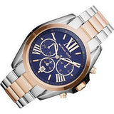 Michael Kors Bradshaw Blue Dial Two Tone Steel Strap Watch for Women - MK5606 Authentic Buy Shop Now