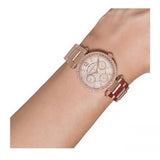 Michael Kors Parker White Dial Rose Gold Steel Strap Watch for Women - MK5616 Authentic Buy Shop Now