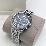 Michael Kors Runway Chronograph Black Dial Silver Steel Strap Watch For Women - MK5708 Authentic Buy Shop Now
