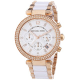 Michael Kors Parker White Dial Two Tone Steel Strap Watch for Women - MK5774 Authentic Buy Shop Now