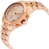 Michael Kors Bradshaw Chronograph Rose Gold Dial Rose Gold Steel Strap Watch for Women - MK5799 Authentic Buy Shop Now