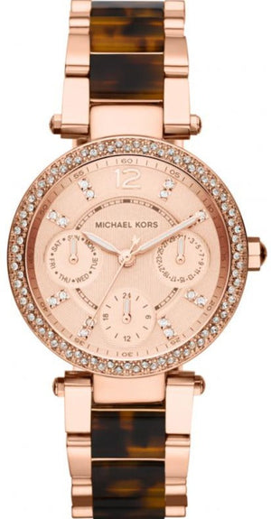 Michael Kors Parker Gold Dial Two Tone Steel Strap Watch for Women - MK5841 Authentic Buy Shop Now