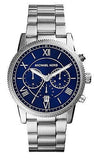 Michael Kors Bradshaw Chronograph Blue Dial Silver Steel Strap Watch For Women - MK5883 Authentic Buy Shop Now