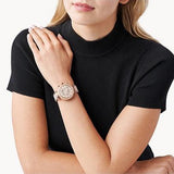 Michael Kors Parker Pink Dial Two Tone Steel Strap Watch for Women - MK5896 Authentic Buy Shop Now
