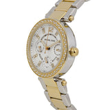 Michael Kors Parker White Dial Two Tone Steel Strap Watch for Women - MK6055 Authentic Buy Shop Now