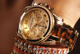 Michael Kors Blair Gold Dial Two Tone Steel Strap Watch for Women - MK6094 Authentic Buy Shop Now