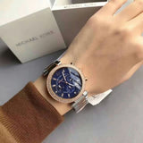 Michael Kors Parker Blue Dial Two Tone Steel Strap Watch for Women - MK6141 Authentic Buy Shop Now