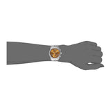 Michael Kors Lexington Chronograph Brown Dial Silver Steel Strap Watch For Women - MK6221 Authentic Buy Shop Now