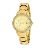 Michael Kors Whitley Analog Diamonds Gold Dial Gold Steel Strap Watch For Women - MK6227 Authentic Buy Shop Now