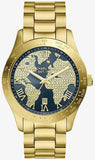 Michael Kors Layton Pave Blue Dial Gold Steel Strap Watch for Women - MK6243 Authentic Buy Shop Now
