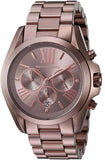 Michael Kors Bradshaw Chronograph Brown Dial Brown Steel Strap Watch For Women - MK6247 Authentic Buy Shop Now