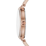 Michael Kors Parker Mother of Pearl Pink Dial Two Tone Steel Strap Watch for Women - MK6402 Authentic Buy Shop Now