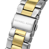 Michael Kors Ritz White Dial Two Tone Steel Strap Watch for Women - MK6474 Authentic Buy Shop Now