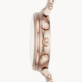 Michael Kors Sofie Chronograph Rose Gold Dial Rose Gold Steel Strap Watch For Women - MK6560 Authentic Buy Shop Now