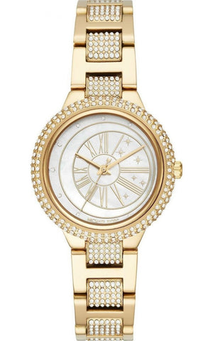 Michael Kors Taryn Mother of Pearl Dial Gold Steel Strap Watch For Women - MK6567 Authentic Buy Shop Now