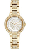 Michael Kors Taryn Mother of Pearl Dial Gold Steel Strap Watch For Women - MK6567 Authentic Buy Shop Now