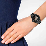 Michael Kors Runway Quartz Black Dial Black Steel Strap Watch For Women - MK6683 Authentic Buy Shop Now
