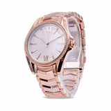 Michael Kors Whitney Quartz White Dial Rose Gold Steel Strap Watch For Women - MK6694 Authentic Buy Shop Now