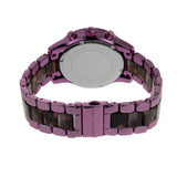 Michael Kors Ritz Chronograph Purple Dial Purple Steel Strap Watch For Women - MK6720 Authentic Buy Shop Now