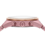 Michael Kors Ritz Chronograph Rose Gold Dial Rose Gold Steel Strap Watch For Women - MK6753 Authentic Buy Shop Now