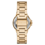 Michael Kors Mini Camille Chronograph White Dial Rose Gold Steel Strap Watch For Women - MK6844 Authentic Buy Shop Now