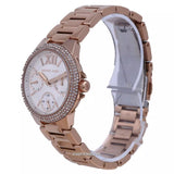 Michael Kors Camille Multifunction White Dial Rose Gold Steel Strap Watch For Women - MK6845 Authentic Buy Shop Now