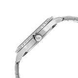 Michael Kors Layton Chronograph Mother of Pearl Blue Dial Silver Steel Strap Watch For Women - MK6847 Authentic Buy Shop Now