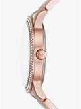 Michael Kors Tibby Chronograph Rose Gold Dial Two Tone Steel Strap Watch For Women - MK6828 Authentic Buy Shop Now