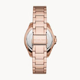 Michael Kors Kacie Three Hand Black Dial Rose Gold Steel Strap Watch for Women - MK6930 Authentic Buy Shop Now
