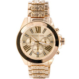 Michael Kors Wren Chronograph Gold Dial Gold Steel Strap Watch for Women - MK6952 Authentic Buy Shop Now