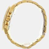 Michael Kors Everest Chronograph Blue Dial Gold Steel Strap Watch For Women - MK6971 Authentic Buy Shop Now